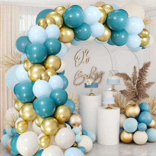 Navy Blue Balloons Garland, Dusty Blue Balloons Arch Kit Blush Blue Balloons Garland with Chrome Gold Balloons White Balloons White Sand Balloons for Baby Shower Birthday Wedding Party Navy Blue Balloons Garland, Dusty Blue Balloons Arch Kit Blush Blue Balloons Garland with Chrome Gold Balloons White Balloons White Sand Balloons for Baby Shower Birthday Wedding Party