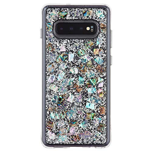 Case-Mate - Karat - Samsung Galaxy S10 Genuine Mother of Pearl Case - Mother of Pearl