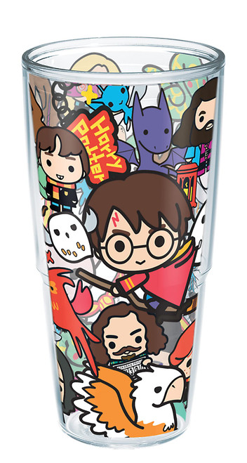 Tervis Harry Potter-Group Charms Made in USA Double Walled Insulated Tumbler, 24 oz-No Lid, Unlidded