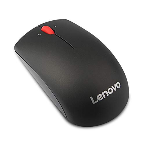 Lenovo 500 wireless Mouse, Midnight Black, 1200 dpi, 2.4 GHz wireless via USB, 4-way scroll wheel, Designed for travel, Up to 12 months battery life, GX30N77985