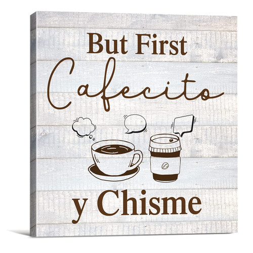 Country But First Cafecito Cafecito Y Chisme Canvas Print Wall Art Decor Coffee Bar Coffee Station Sign Painting Poster Plaque Rustic Home Decoration (8 X 8 inch, Framed) Country But First Cafecito Cafecito Y Chisme Canvas Print Wall Art Decor Coffee Bar Coffee Station Sign Painting Poster Plaque Rustic Home Decoration (8 X 8 inch, Framed)