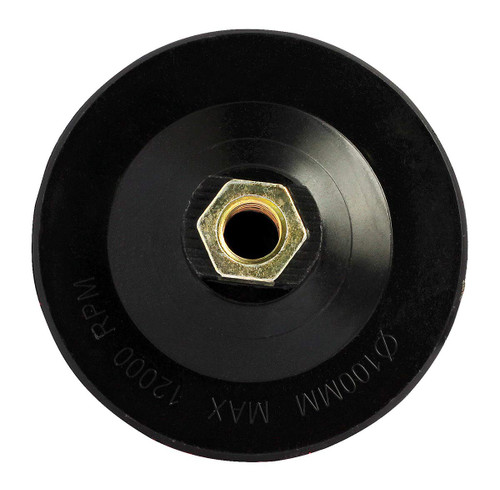 Z-LEAP 4" Hook and Loop Backer Pad with 5/8-11 Thread for Grinder Polisher Sanding Polishing