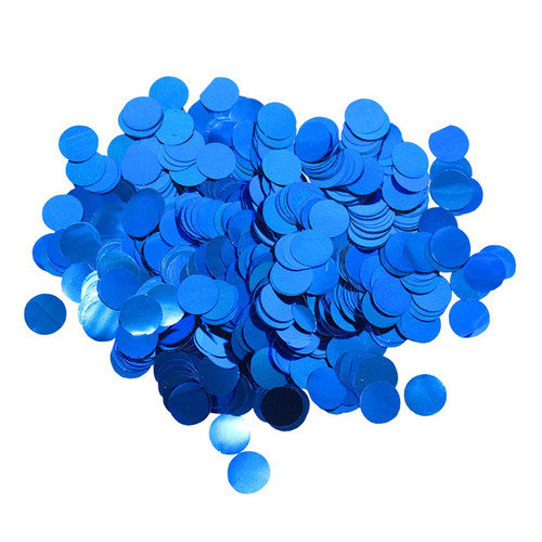Blue Foil Confetti,Round Dots Glitter Table Confetti,Sparkling for Party Decorations(1.76 OZ)
