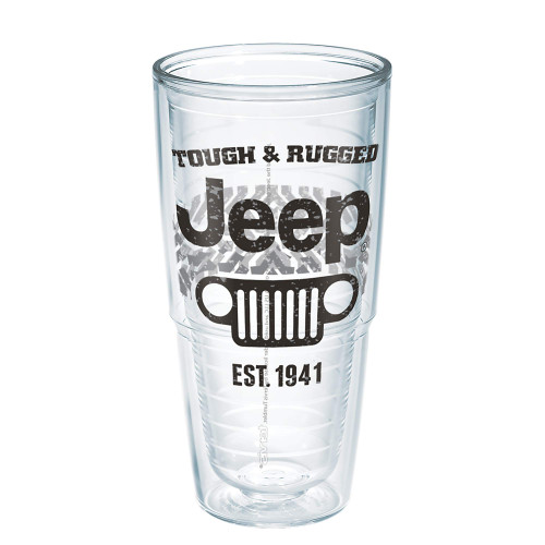 Tervis Jeep Made in USA Double Walled Insulated Tumbler, 24oz - No Lid, Tough and Rugged Tervis Jeep Made in USA Double Walled Insulated Tumbler, 24oz - No Lid, Tough and Rugged