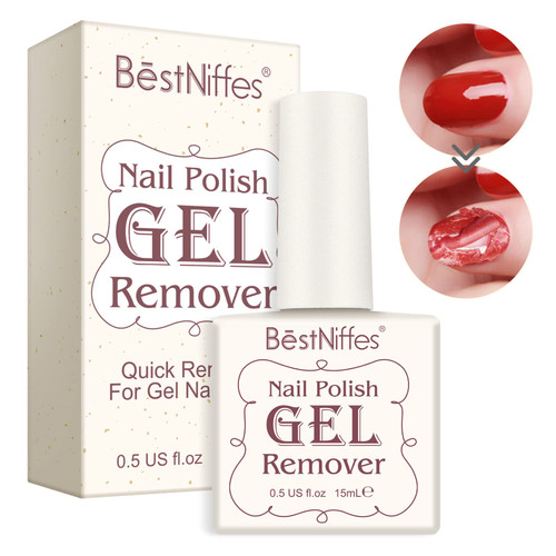 Gel Nail Polish Remover,Remove Gel Nail Polish In 1-5 Minutes,Quick & Easy Polish Remover,No Need For Foil,Soaking Or Wrapping-15ml (1Pack)