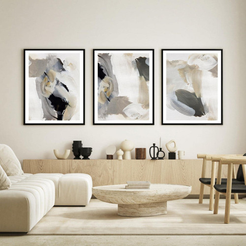 BIVVI Nordic Abstract Watercolor Poster Minimalist Canvas Painting Modern Art Prints Wall Picture for Living Bedroom Home Decorative 60x80cm3pcs Frameless