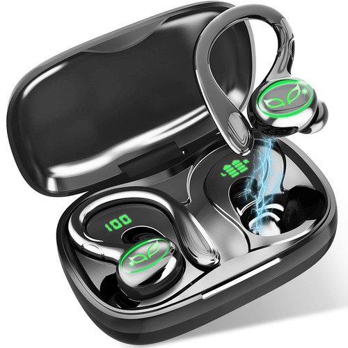 Wireless Earbud, Bluetooth 5.3 Headphones Sport 2022 Wireless Earphones in Ear Stereo Noise Cancelling Earbud with Dual Mic, Over Earhooks Ear Buds IP7 Waterproof 48H Playtime Headset for Running Gym Wireless Earbud, Bluetooth 5.3 Headphones Sport 2022 Wireless Earphones in Ear Stereo Noise Cancelling Earbud with Dual Mic, Over Earhooks Ear Buds IP7 Waterproof 48H Playtime Headset for Running Gym