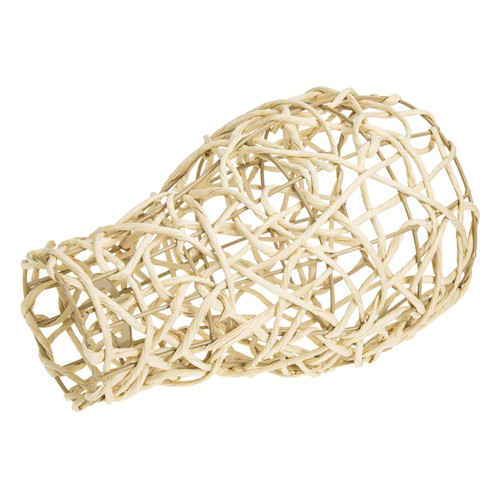 DOITOOL Paper Rope Lampshade woven rattan ceiling lampshade light cover wicker chandelier shades white lamp shades ceiling fan chandelier hanging lamp shades Creative Light Cover Drum Asia