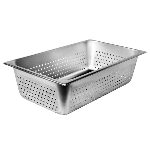 Thunder Group full size 6" deep perforated 24 gauge steam pans, comes in each