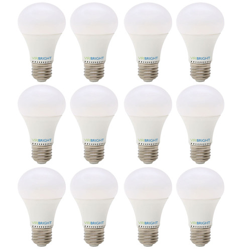 60 Watt Replacement, A19 LED light Bulb, 36 Pack Warm White, E26 Base, Dimmable, 90+ CRI