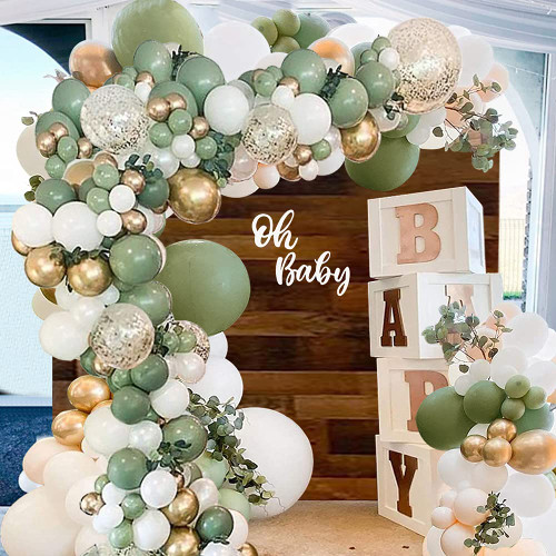 141pcs Balloon Arch Kit Olive Green Balloon Garland Kit Latex balloons (Olive Green) 141pcs Balloon Arch Kit Olive Green Balloon Garland Kit Latex balloons (Olive Green)