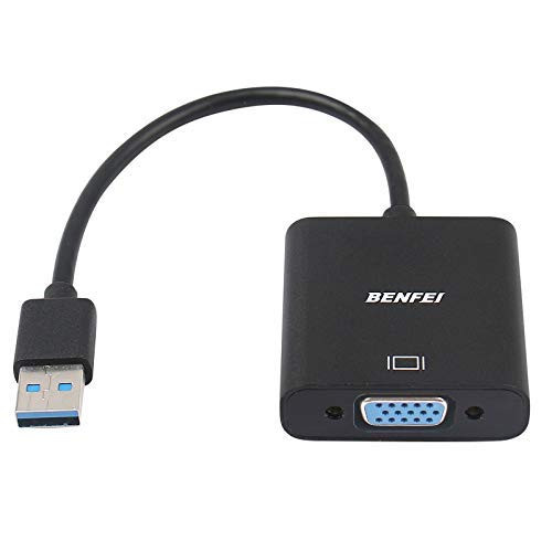 USB 3.0 to VGA Adapter, Benfei USB 3.0 to VGA Male to Female Adapter