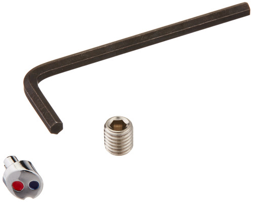 Delta Faucet RP62776 Linden Set Screw and Handle Button, Chrome