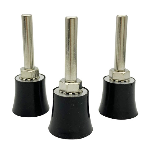 3-Pack Disc Pad Holder Adapter with 1/4" Shank, 1in Quick Change Disc Pad Holder Roloc Sanding Disc Holder, Roloc Adapter Roloc Disc for Polishing Sanding Surface Preparation