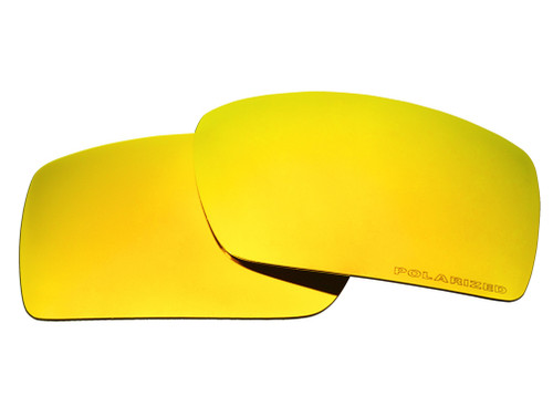 COODY Polarized Replacement Sunglasses Lenses for Oakley Gascan with UV Protection (Golden Yellow Mirror)