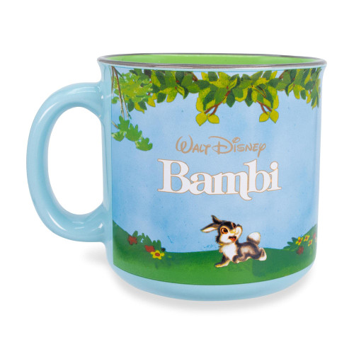 Disney Bambi Meadow Scene Ceramic Camper Mug | BPA-Free Travel Coffee Cup For Espresso, Caffeine, Cocoa, | Home & Kitchen Essential | Cute Gifts and Collectibles | Holds 20 Ounces Disney Bambi Meadow Scene Ceramic Camper Mug | BPA-Free Travel Coffee Cup For Espresso, Caffeine, Cocoa, | Home & Kitchen Essential | Cute Gifts and Collectibles | Holds 20 Ounces