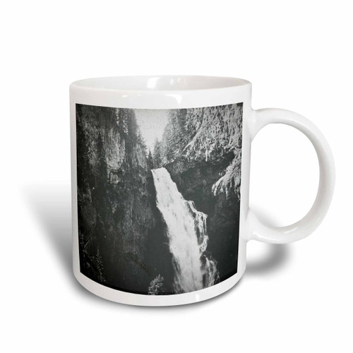 3D Rose Vintage Yellowstone National Park Waterfall Mt View Victor Animatograph Co 2 Two Tone Ceramic Mug, Red 3D Rose Vintage Yellowstone National Park Waterfall Mt View Victor Animatograph Co 2 Two Tone Ceramic Mug, Red