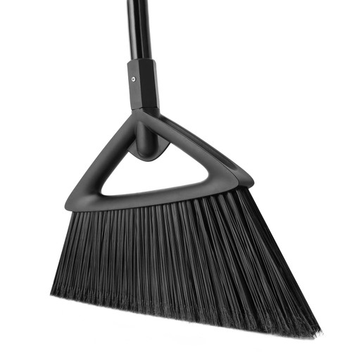 Eyliden Heavy Duty Broom, Commercial Angle Broom with Long Handle, Rough Surface Outdoor Broom for Garages Courtyard Sidewalks Decks, Perfect for Indoor Kitchen Office Lobby Sweeping Eyliden Heavy Duty Broom, Commercial Angle Broom with Long Handle, Rough Surface Outdoor Broom for Garages Courtyard Sidewalks Decks, Perfect for Indoor Kitchen Office Lobby Sweeping