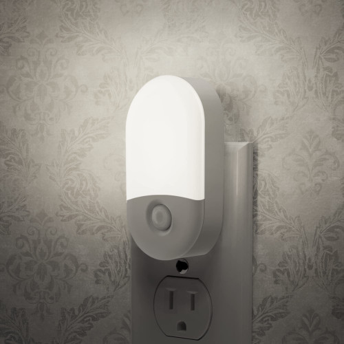 LOHAS Night Lights Plug into Wall [? ????], Auto Dusk to Dawn Sensor, 0.6W Dimmable LED Nightlights, Daylight White 5000K, 30/60lm Small Night Light for Hallway, Kids, Adults, Bathroom, Stairs