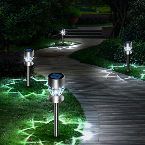 Solar Pathway Lights Outdoor, Solar Lights for Outside IP65 Waterproof Solar Garden Lights Bright 4 Pack Solar Powered Landscape Lighting for Yard Patio Walkway Driveway?White? Solar Pathway Lights Outdoor, Solar Lights for Outside IP65 Waterproof Solar Garden Lights Bright 4 Pack Solar Powered Landscape Lighting for Yard Patio Walkway Driveway?White?