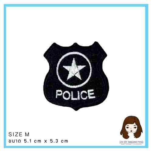 TNK- Police M0792 Embroidered Iron On or Sew On Patch TNK- Police M0792 Embroidered Iron On or Sew On Patch