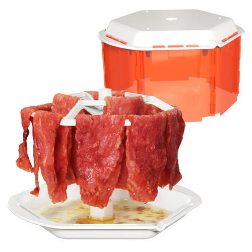OTOmitra Microwave Bacon Cooker, DIY Bacon Cooker for Microwave Oven with Lid, Non-Stick Microwave Bacon Tray, No Splash, Easy Faster Bacon Maker for Crispy Bacon, Reduces Fat by 60%