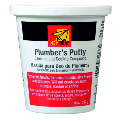 Plumber's Putty, 14 oz, Beige