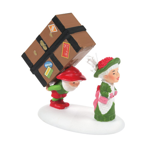 Department 56 North Pole Village Accessories a Weekend Getaway Figurine, 2.44 Inch, Multicolor