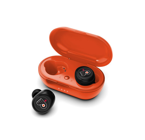 NHL Philadelphia Flyers True Wireless Earbuds, Team Color