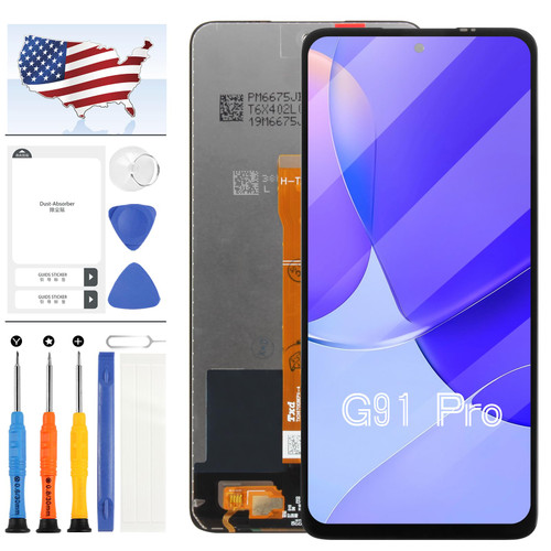 for BLU G91 Pro Screen Replacement 6.7inch for BLU G91 Pro 2021 Display LCD Digitizer Touch Screen Assembly Full Repair Parts Kit with Tools (Black)