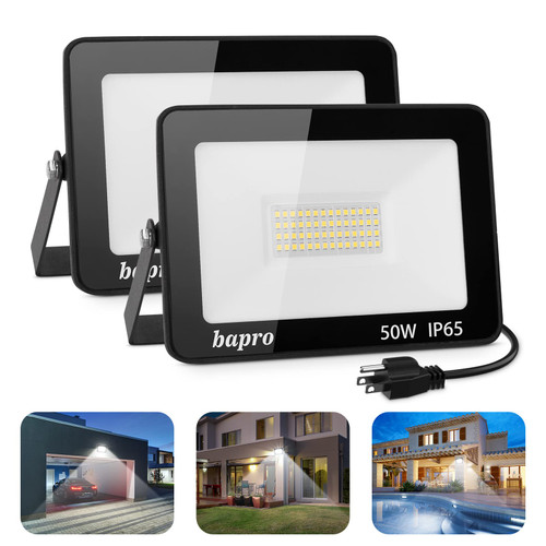 Royana 100W LED Flood Light Outdoor, 10000LM LED Work Light 6000K Daylight White Bright Outside Floodlights with Plug, IP65 Waterproof Security Lights for Backyard, Garden, Garage, Lawn Royana 100W LED Flood Light Outdoor, 10000LM LED Work Light 6000K Daylight White Bright Outside Floodlights with Plug, IP65 Waterproof Security Lights for Backyard, Garden, Garage, Lawn