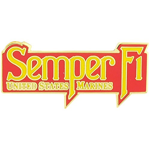 EagleEmblems P12190 Pin-USMC,Semper FI (1.5'')