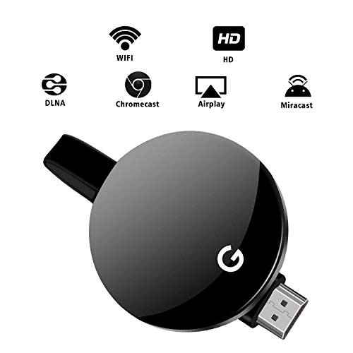 OHNICE Wireless Hdmi Display Dongle- Display 1080P Mini Receiver Adapter Support YouTube Miracast Airplay DLNA TV Google Chrome Projector - for Android/Mac/iOS/Windows