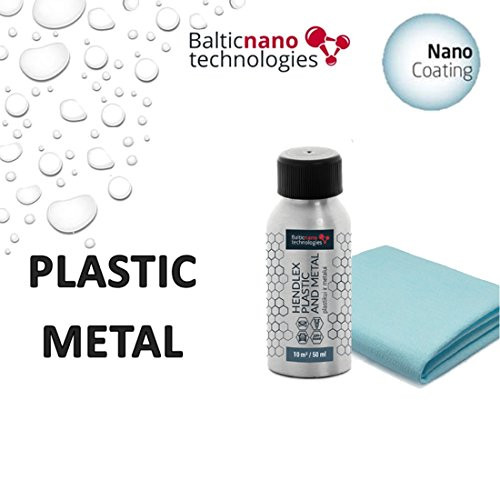 Metal & Plastic Nano Coating Hendlex | Universal Hard Surfaces Nano Protector Waterproof Hydrophobic Coat For Car Trim Wheel Sealant Rim Shield 50 ml