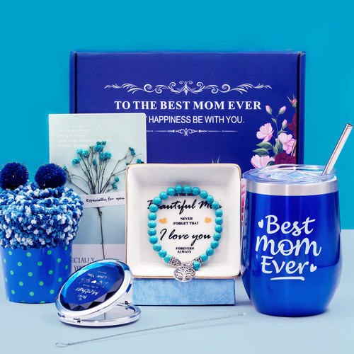 Gifts for Mom - Birthday Gifts for Mom, Mother's Day Gifts, Best Mom Ever 16OZ Tumbler Relaxation Gift Basket - Unique Gifts for Great Mom Who Has Everything.