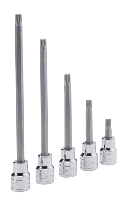 Genius Tools 1/2" Dr. M14 Triple Square Bit Socket, 230mmL - 444+8814