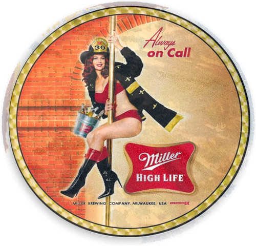 Tin Sign Beer Pin-up Girl Vintage Style Round, Retro Lightweight Aluminum Metal Round S Decor Wall Art Posters Gifts for Door Plaque Home Bars Clubs Cafes, 12x12 Inch Sign Tin Sign Beer Pin-up Girl Vintage Style Round, Retro Lightweight Aluminum Metal Round S Decor Wall Art Posters Gifts for Door Plaque Home Bars Clubs Cafes, 12x12 Inch Sign