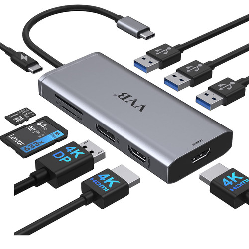 USB C Docking Station Dual Monitor HDMI for Dell HP Lenovo Laptop,14 in 1 Docking Station to 2 HDMI Port 4K+VGA USB Type C Hub Multiport Adapter Dongle Dock,USB C to Ethernet+5 USB+SD/TF+100W PD+Audio USB C Docking Station Dual Monitor HDMI for Dell HP Lenovo Laptop,14 in 1 Docking Station to 2 HDMI Port 4K+VGA USB Type C Hub Multiport Adapter Dongle Dock,USB C to Ethernet+5 USB+SD/TF+100W PD+Audio