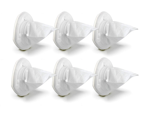 Fette Filter - Hand Vac Filter EVF100 Compatible with Black + Decker 7.2V Dustbuster Hand Vac BDH7200CHV & 9.6 Dustbuster Hand Vac BDH9600CHV (Pack of 6)