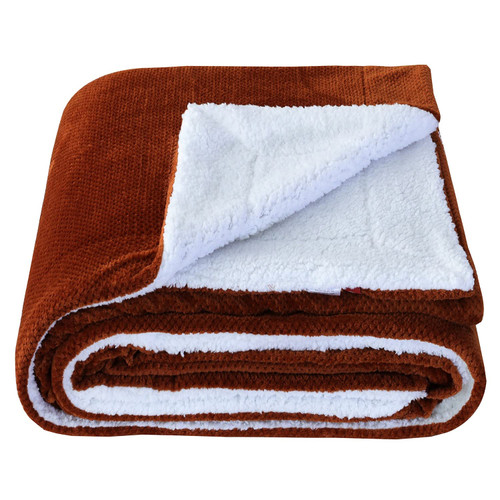 SOCHOW Waffle Sherpa Fleece Throw Blanket, Super Soft Fuzzy Warm, Lightweight Fluffy Reversible Plush Blanket for Bed Sofa Couch, 50 x 60 Inches Caramel SOCHOW Waffle Sherpa Fleece Throw Blanket, Super Soft Fuzzy Warm, Lightweight Fluffy Reversible Plush Blanket for Bed Sofa Couch, 50 x 60 Inches Caramel