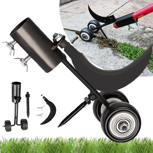 Crazy Weeds Marauder,Crazy Weed Marauder,Weed Puller Tool Stand Up Heavy Duty,Crazy Weeds Marauder With Pole,Sidewalk Crack Weeder Crevice Weeding Tool,Detachable-for Garden (C)