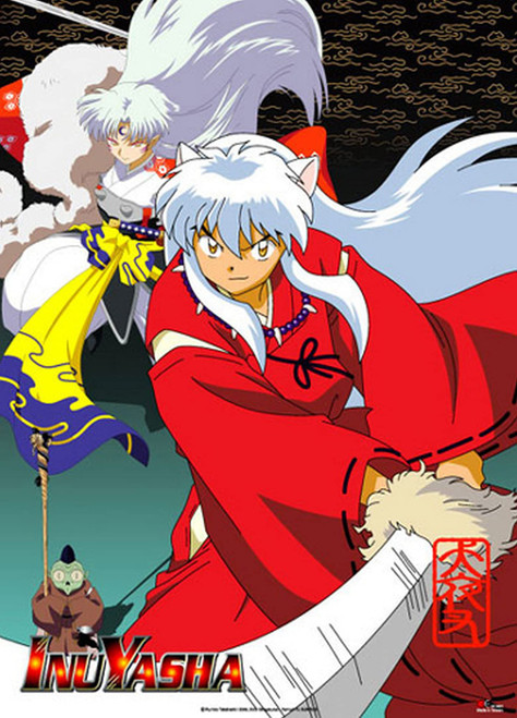 Great Eastern Entertainment Inuyasha Sesshomaru Group Wall Scroll, 33 by 44-Inch