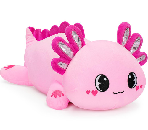 Officygnet Axolotl Plush, 13" Soft Stuffed Animal Plush Toy, Cute Axolotl Plush Pillow, Kawaii Plushies Dolls for Kids, Pink Axolotl Gift for Girls Boys Officygnet Axolotl Plush, 13" Soft Stuffed Animal Plush Toy, Cute Axolotl Plush Pillow, Kawaii Plushies Dolls for Kids, Pink Axolotl Gift for Girls Boys