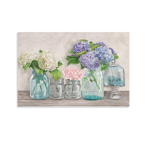 MLXFCGA Blue Flower Arrangement Bathroom Art Poster in Glass Vase on Table Wall Art Paintings Canvas Wall Decor Home Decor Living Room Decor Aesthetic 24x36inch(60x90cm) Unframe-Style MLXFCGA Blue Flower Arrangement Bathroom Art Poster in Glass Vase on Table Wall Art Paintings Canvas Wall Decor Home Decor Living Room Decor Aesthetic 24x36inch(60x90cm) Unframe-Style