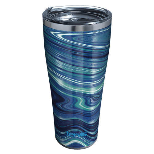 Tervis Aqua Agate Insulated Tumbler, 30oz Legacy, Stainless Steel