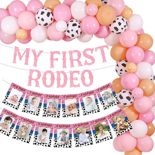 First Rodeo Birthday Party Decorations Girl Pink, My First Rodeo Party Decoration, Western Cowgirl Birthday Balloon Garland Kit Photo Banner for 1st Birthday Party Decor Girl First Rodeo Birthday Party Decorations Girl Pink, My First Rodeo Party Decoration, Western Cowgirl Birthday Balloon Garland Kit Photo Banner for 1st Birthday Party Decor Girl
