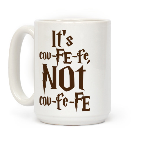 LookHUMAN It's Covfefe Not Covfefe Parody White 15 Ounce Ceramic Coffee Mug LookHUMAN It's Covfefe Not Covfefe Parody White 15 Ounce Ceramic Coffee Mug