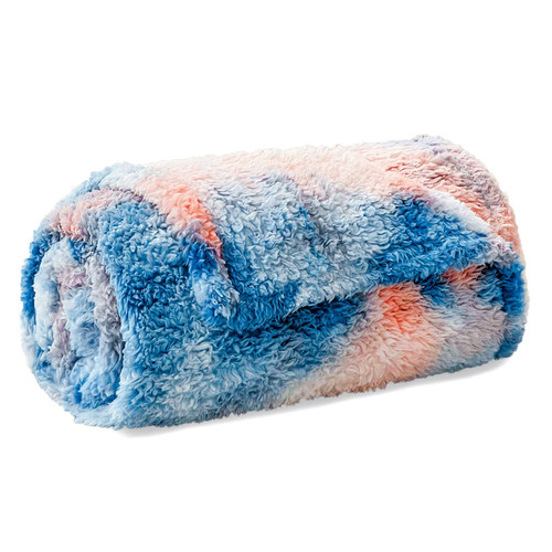 GONAAP Sherpa Fleece Throw Blanket Plush Fluffy Cozy Lightweight Blanket for Bed Sofa Couch Travel (Throw(50"x60"), Tie dye Orange Blue) GONAAP Sherpa Fleece Throw Blanket Plush Fluffy Cozy Lightweight Blanket for Bed Sofa Couch Travel (Throw(50"x60"), Tie dye Orange Blue)