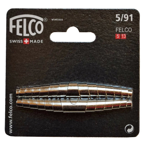 Felco Pruner Replacement Springs (5/91) - Spare Nickel Plated Spring for Gardening Shears, Scissors, & Clippers (2-Pack)