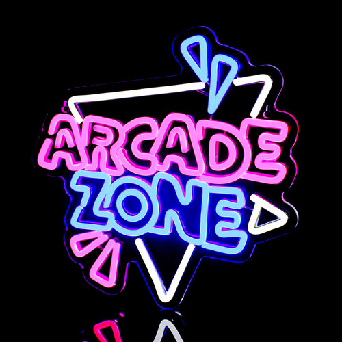 ARCADE ZONE Neon Sign Game Room Neon Signs for Wall Decor, Led Game Neon Lights USB Powered Letter Arcade Light up Signs for Game Room Home Bar Teen Boy Room Game Zone Decoration, Gift for Gamer